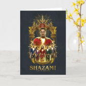 SCHAZAM! Götterwut | Verzierter Rahmen SHAZAMily Karte (Gelbe Blume)