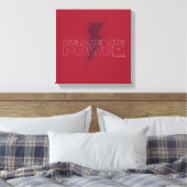 SCHAZAM! Götterwut | Wir sind der Power Leinwanddruck (Insitu (Schlafzimmer))