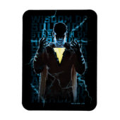 SCHAZAM! | Shazam & Abilities BlitzTypografie Magnet (Vertikal)