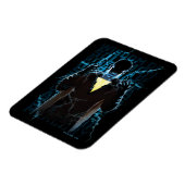SCHAZAM! | Shazam & Abilities BlitzTypografie Magnet (Linke Seite)