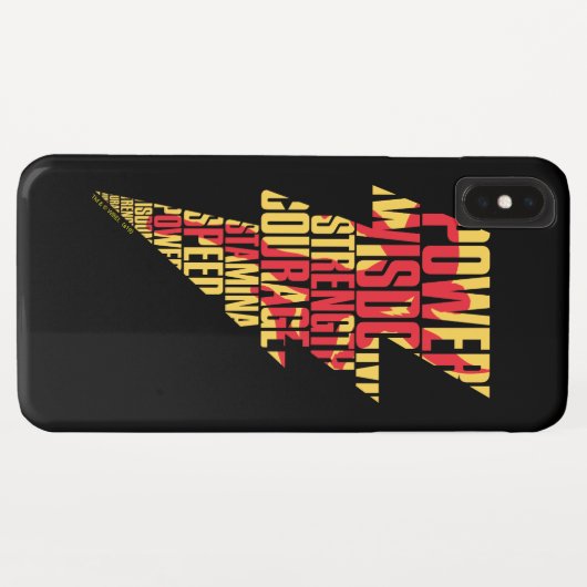 SCHAZAM! | Shazam Abilities Lightning Graphic Case-Mate iPhone Hülle (Rückseite (Horizontal))