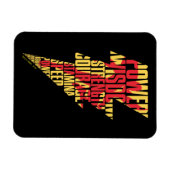 SCHAZAM! | Shazam Abilities Lightning Graphic Magnet (Horizontal)