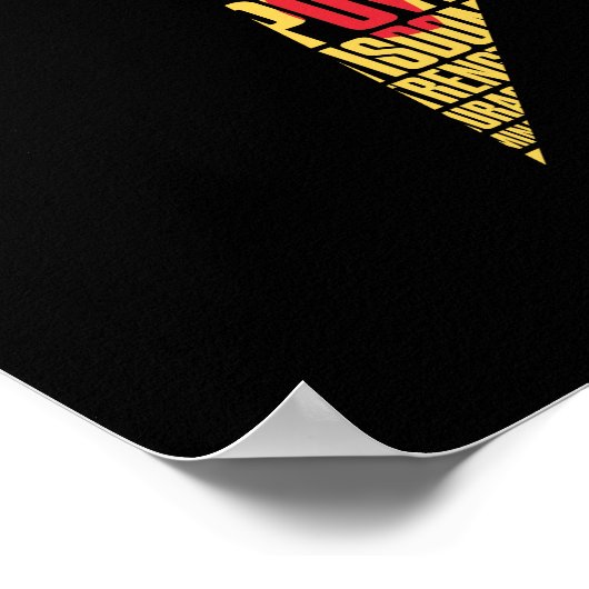 SCHAZAM! | Shazam Abilities Lightning Graphic Poster (Ecke)