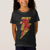SCHAZAM! | Shazam Abilities Lightning Graphic T-Shirt (Vorderseite)