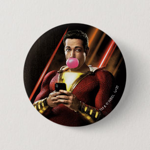 SCHAZAM!   Shazam Blasble Bubble Gum Button