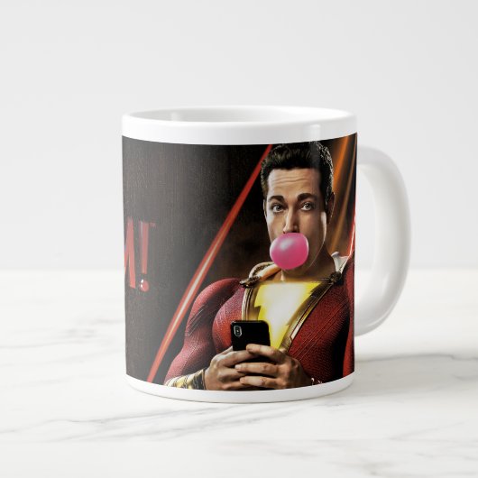 SCHAZAM! | Shazam Blasble Bubble Gum Jumbo-Tasse (Vorderseite Rechts)