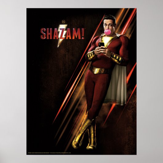 SCHAZAM! | Shazam Blasble Bubble Gum Poster (Vorne)