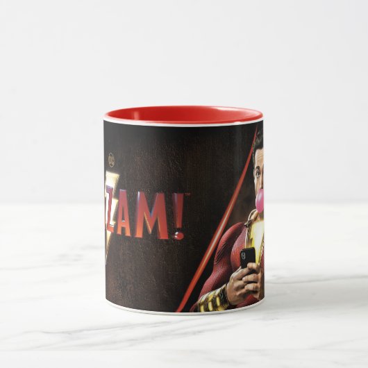 SCHAZAM! | Shazam Blasble Bubble Gum Tasse (Zentrum)