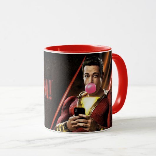 SCHAZAM! | Shazam Blasble Bubble Gum Tasse (VorderseiteRechts)