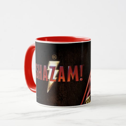 SCHAZAM! | Shazam Blasble Bubble Gum Tasse (Vorderseite Links)