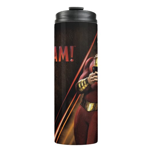 SCHAZAM! | Shazam Blasble Bubble Gum Thermosbecher (Vorderseite)