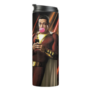 SCHAZAM!   Shazam Blasble Bubble Gum Thermosbecher