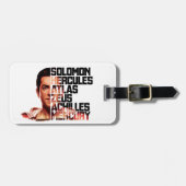 SCHAZAM! | Shazam Closeup Akronym Graphic Gepäckanhänger (Vorderseite horizontal)