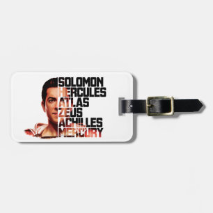 SCHAZAM! Shazam Closeup Akronym Graphic Gepäckanhänger