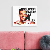 SCHAZAM! | Shazam Closeup Akronym Graphic Leinwanddruck (Insitu (Wohnzimmer))