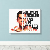 SCHAZAM! | Shazam Closeup Akronym Graphic Leinwanddruck (Insitu (Holzboden))