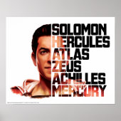 SCHAZAM! | Shazam Closeup Akronym Graphic Poster (Vorne)