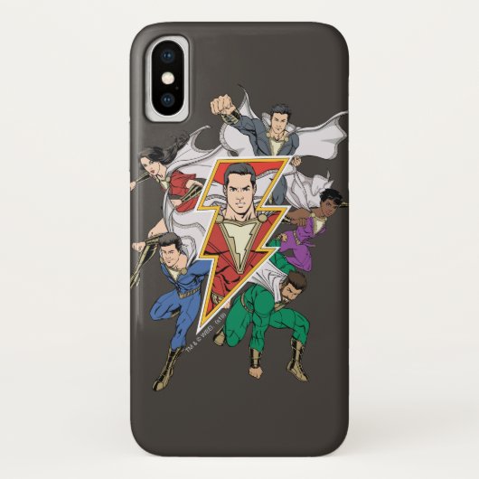 SCHAZAM! | Shazam Family Graphic Case-Mate iPhone Hülle (Rückseite)