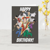 SCHAZAM! | Shazam Family Graphic Karte (Gelbe Blume)