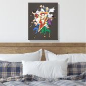 SCHAZAM! | Shazam Family Graphic Leinwanddruck (Insitu (Schlafzimmer))
