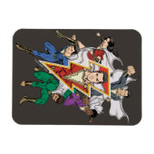 SCHAZAM! | Shazam Family Graphic Magnet (Horizontal)