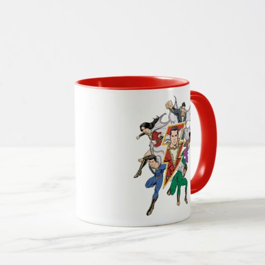 SCHAZAM! | Shazam Family Graphic Tasse (VorderseiteRechts)