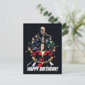 SCHAZAM! | Shazam Family Vs. Dr. Sivana Postkarte (Stehend Vorderseite)