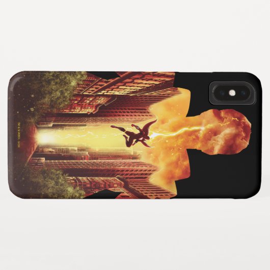 SCHAZAM! | Shazam Sunset Silhouette Case-Mate iPhone Hülle (Rückseite (Horizontal))