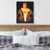 SCHAZAM! | Shazam Sunset Silhouette Leinwanddruck (Insitu (Schlafzimmer))