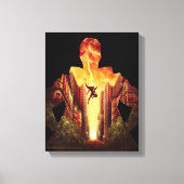 SCHAZAM! | Shazam Sunset Silhouette Leinwanddruck (Vorderseite)