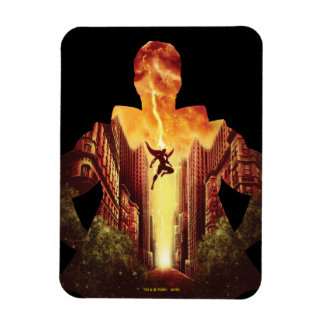 SCHAZAM! | Shazam Sunset Silhouette Magnet