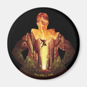 SCHAZAM! | Shazam Sunset Silhouette Magnet (Vorne)