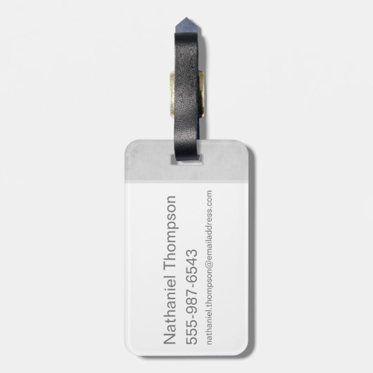 SCHAZAM! | Shazam Tiger & Lightning Graphic Gepäckanhänger (Rückseite vertikal)