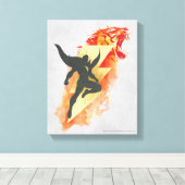 SCHAZAM! | Shazam Tiger & Lightning Graphic Leinwanddruck (Insitu (Holzboden))