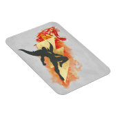 SCHAZAM! | Shazam Tiger & Lightning Graphic Magnet (Rechte Seite)