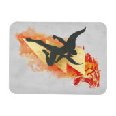 SCHAZAM! | Shazam Tiger & Lightning Graphic Magnet (Horizontal)