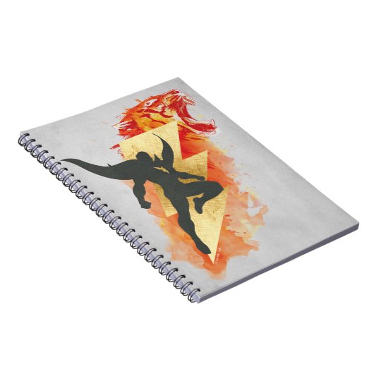 SCHAZAM! | Shazam Tiger & Lightning Graphic Notizblock (Rechte Seite)