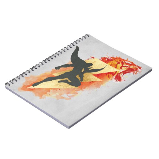 SCHAZAM! | Shazam Tiger & Lightning Graphic Notizblock (Linke Seite)