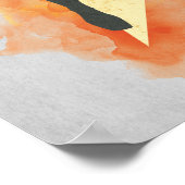 SCHAZAM! | Shazam Tiger & Lightning Graphic Poster (Ecke)