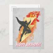SCHAZAM! | Shazam Tiger & Lightning Graphic Postkarte (Vorne/Hinten)