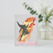 SCHAZAM! | Shazam Tiger & Lightning Graphic Postkarte (Stehend Vorderseite)
