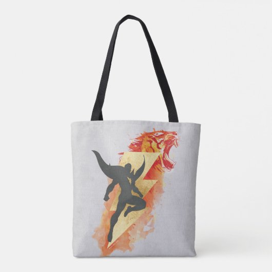 SCHAZAM! | Shazam Tiger & Lightning Graphic Tasche (Rückseite)