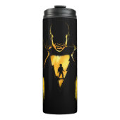 SCHAZAM! | Shazam und Billy Lightning Silhouette Thermosbecher (Vorderseite)