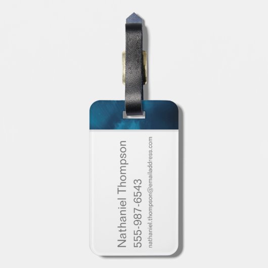 SCHAZAM! | Theaterlogo Gepäckanhänger (Rückseite vertikal)