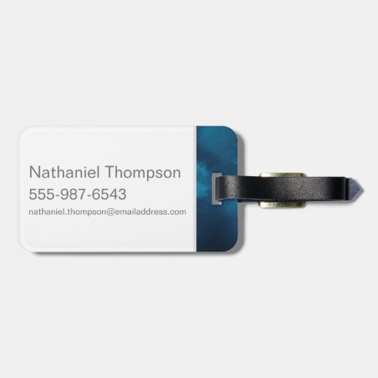 SCHAZAM! | Theaterlogo Gepäckanhänger (Rückseite horizontal)