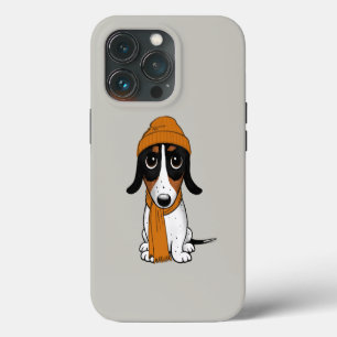 Scheckdalmatiner-Dackel Süßer Hipster-Hund iPhone 13 Pro Hülle