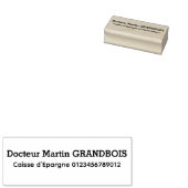 Scheckeinzug Gummistempel (Stempel)