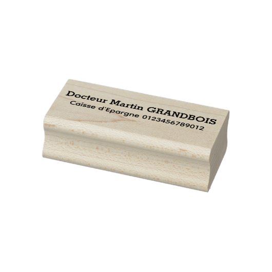 Scheckeinzug Gummistempel (Stempel)