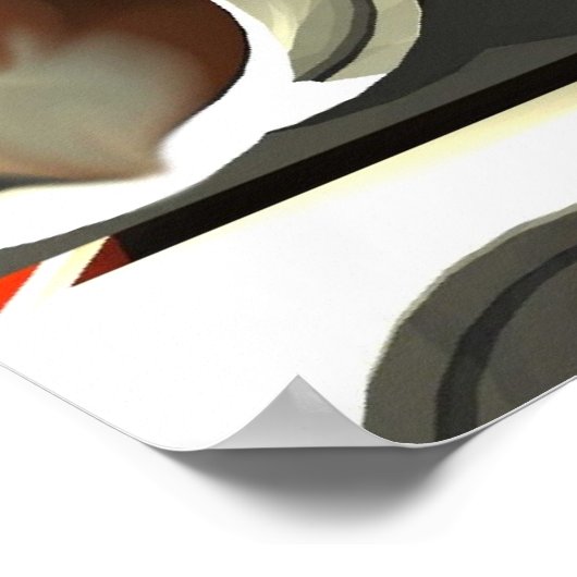 Scheckkaffee Poster (Ecke)