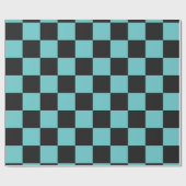 Scheckpapier für blau und schwarz geschenkpapier (Flach)